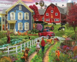 Country Farm Life - 1000 Piece Jigsaw Puzzle-White Mountain Puzzles