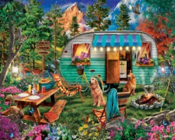 Camper - 1000 Piece Jigsaw Puzzle-White Mountain Puzzles