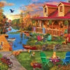 Adventures At The Lake - 1000 Piece Jigsaw Puzzle-White Mountain Puzzles