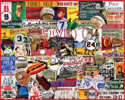 I Love Baseball - 1000 Piece Jigsaw Puzzle-White Mountain Puzzles