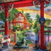 Farm Porch - 1000 Piece Jigsaw Puzzle-White Mountain Puzzles -The Toy Maven Shop wmpu1753pz