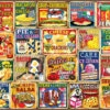 Classic Food Combos - 1000 Piece Jigsaw Puzzle-White Mountain Puzzles 1 Classic Food Combos - 1000 Piece Jigsaw Puzzle-White Mountain Puzzles -The Toy Maven Shop wmpu1754pz