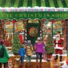 The Christmas Shop - 1000 Piece Jigsaw Puzzle-White Mountain Puzzles -The Toy Maven Shop wmpu1792pz
