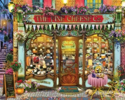 Wine And Cheese Shop - 1000 Piece Jigsaw Puzzle-White Mountain Puzzles