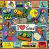 Pickleball - 1000 Piece Jigsaw Puzzle-White Mountain Puzzles -The Toy Maven Shop wmpu1846pz