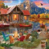 Family Retreat - 1000 Piece Jigsaw Puzzle-White Mountain Puzzles -The Toy Maven Shop wmpu1855pz