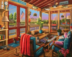 Welcome To The Lake - 1000 Piece Jigsaw Puzzle-White Mountain Puzzles