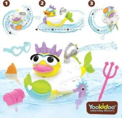 Jet Duck - Create A Mermaid-Yookidoo 3 Jet Duck - Create A Mermaid-Yookidoo -The Toy Maven Shop yook40171 1