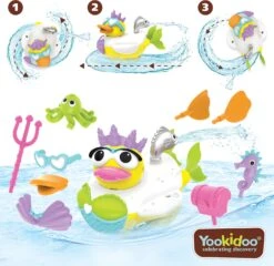 Jet Duck - Create A Mermaid-Yookidoo 6 Jet Duck - Create A Mermaid-Yookidoo -The Toy Maven Shop yook40171 12