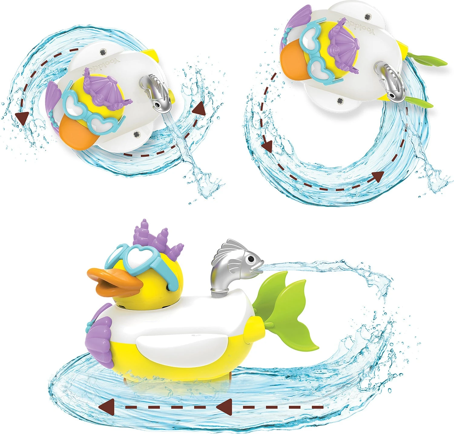 Jet Duck - Create a Mermaid-Yookidoo Jet Duck - Create A Mermaid-Yookidoo -The Toy Maven Shop yook40171 4